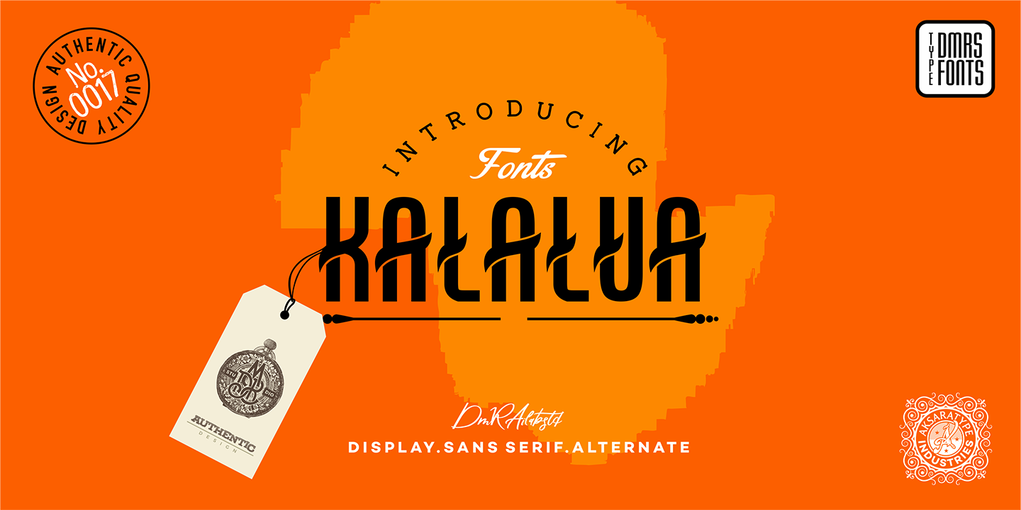 Przykładowa czcionka Kalalua #1